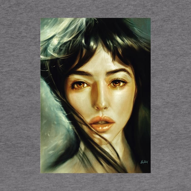 Monica Bellucci portrait by Artofokan